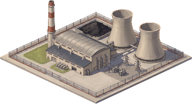 Coal Power Station in Powerstate