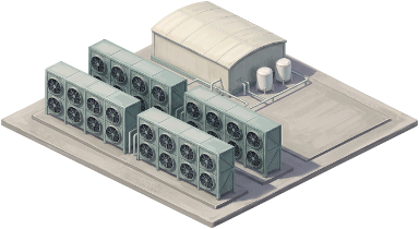 Direct Air Capture Array in Powerstate