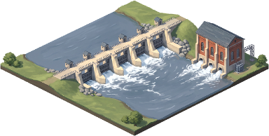 Hydroelectric Dam in Powerstate