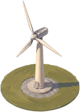 Wind Turbine in Powerstate