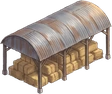 Hay barn, as drawn for the game.