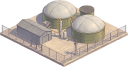 Biogas Digester, as drawn for the game.